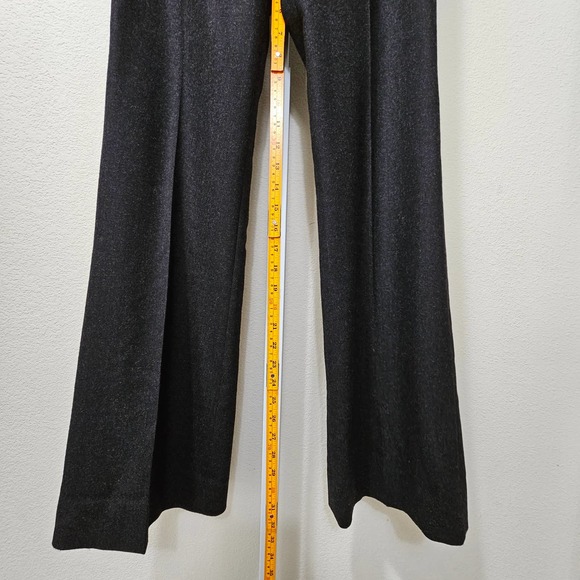 Tory Burch Black Flare Pants with Silver Embellishments - Picture 14 of 16